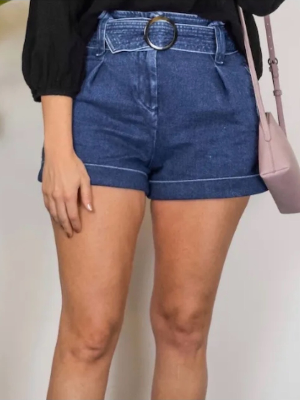 Sezane Rome Shorts Denim - Size 16